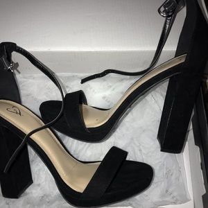 Black heels
